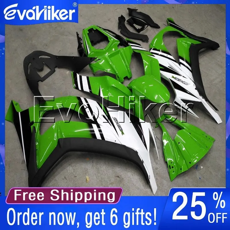 

Custom motorcycle plastic cover for ZX10R 2011-2015 ABS fairing Injection mold green+gifts