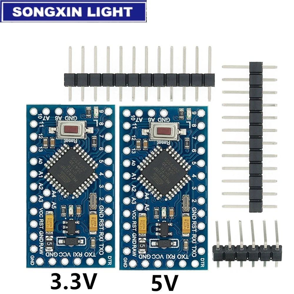 10 шт. ATMEGA328P Pro Mini 328 ATMEGA328 5 В/16 МГц 3 В 8 для платы разработки Arduino|Интегральные схемы|