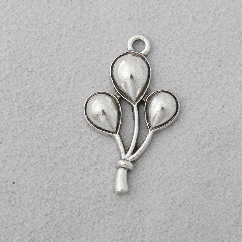 Модные подвески в виде воздушных шаров RAINXTAR античном стиле серебряного цвета из