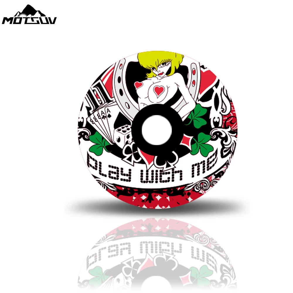 

MOTSUV MTB road Bike Lightweight Bowl Cover Bicycle Stem Top Cap Headset Cover For Fit on 1-1/8 Fork Bike Headset Accessories