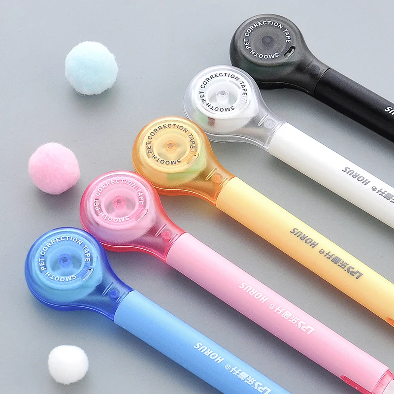 

Kawaii Creative Pen Shape Correction Tape Portable Correction Tape Corrector Student Girl Stationery Office School Supplies