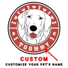 Наклейки на одежду с изображением животных лабрадора