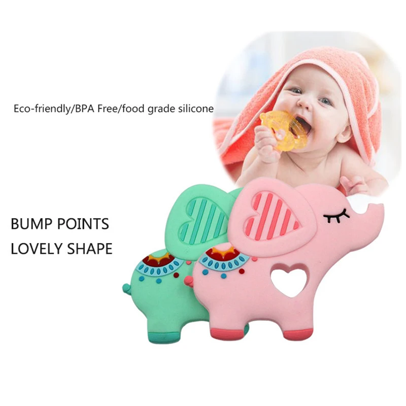 Новые зубные кольца из пищевого силикона Детские Прорезыватели сделай сам в виде