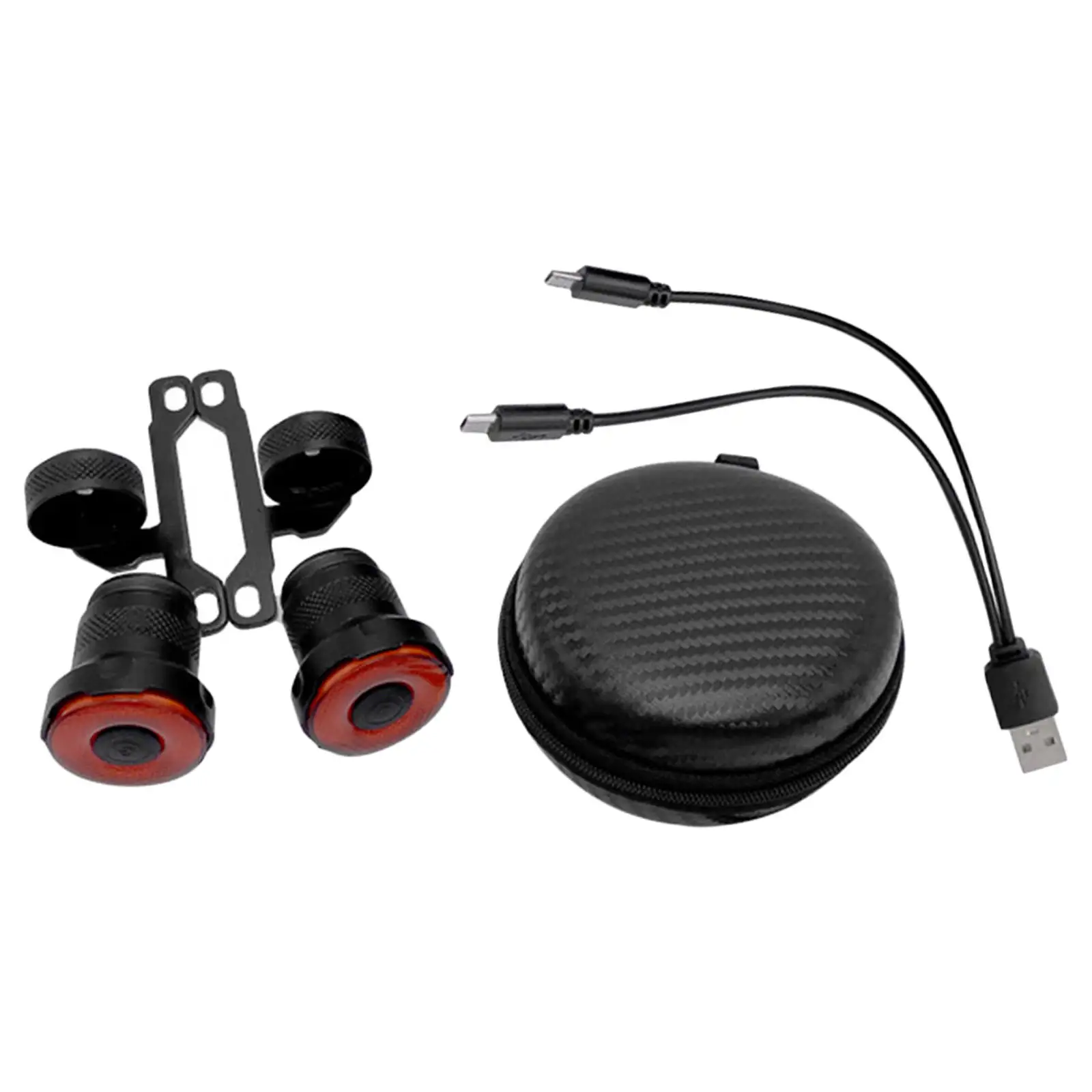 

Skateboard Light 5 Light Mode Lamp Rear Warning USB Rechargeable LED Safety Taillight for Bicycle Longboard Road Bike Sports