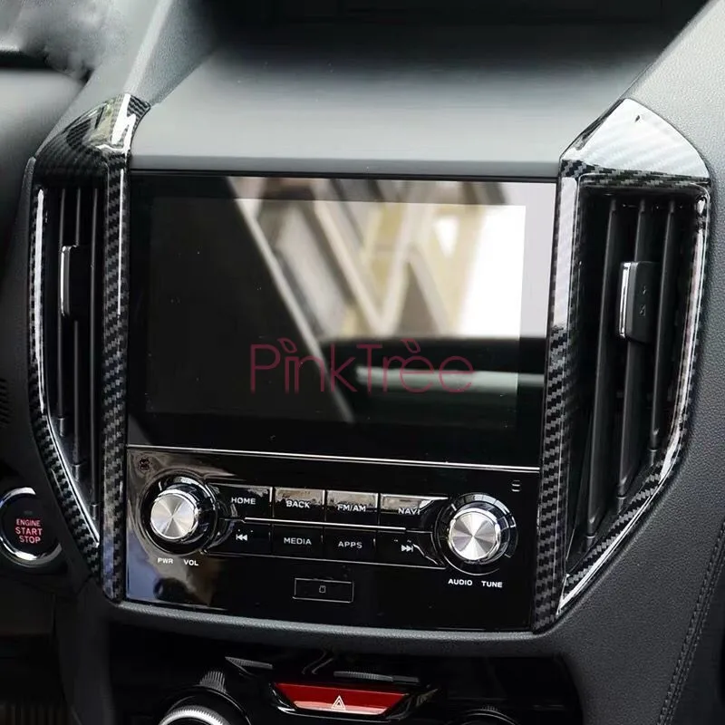 

For Subaru Crosstrek SUV 2017 2018 2019 ABS Chrome Interior Air Condition Vent Cover Trim Sticker Car Styling Accessories