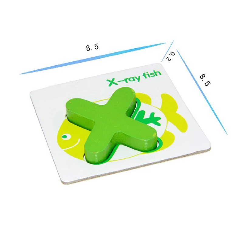 

Baby kids Cognitive Cards Montessori Materials Animal Fun English Learning Wooden Puzzles Baby Training Cards Education Toys
