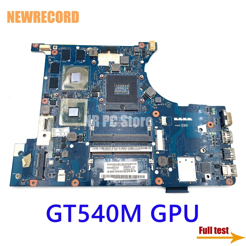 NEWRECORD P3MJ0 LA-7121P MBRFQ02002 для ноутбука Acer aspire 3830 т 3830TG Материнская плата GT540M GPU HM65 DDR3