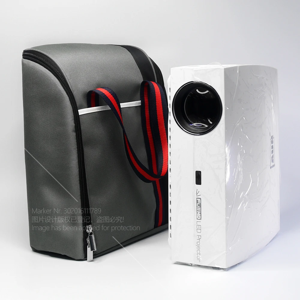 AUN светодиодный проектор оригинальная сумка для хранения портативная модная