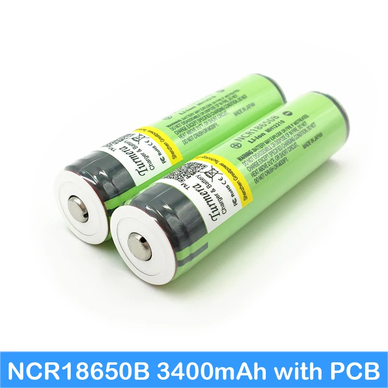18650 3400 мАч ncr18650b защищенная новая Оригинальная 3 7 в литиевая аккумуляторная