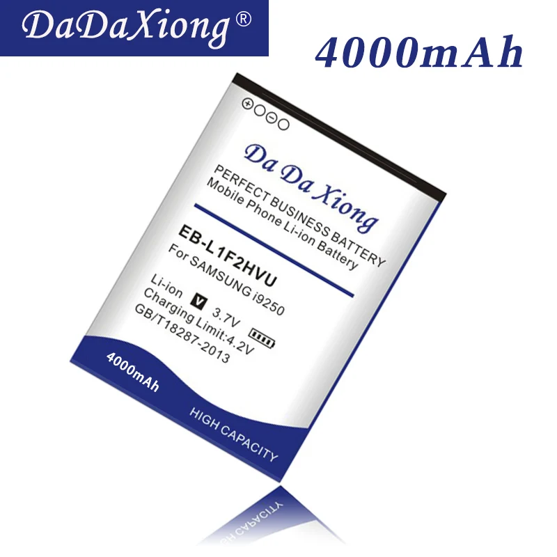 Аккумулятор DaDaXiong 4000 мА · ч, EB-L1F2HVU, для Samsung Galaxy Nexus Prime GT-I9250, I9250, I515