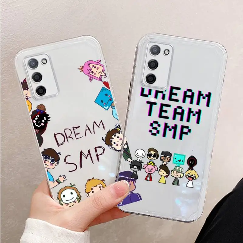 

Dream Smp Phone Case For Xiaomi Mi 11 Ultra Lite 10 Redmi Note 9 8 7 9a K30S K40 Pro Transparent Coque