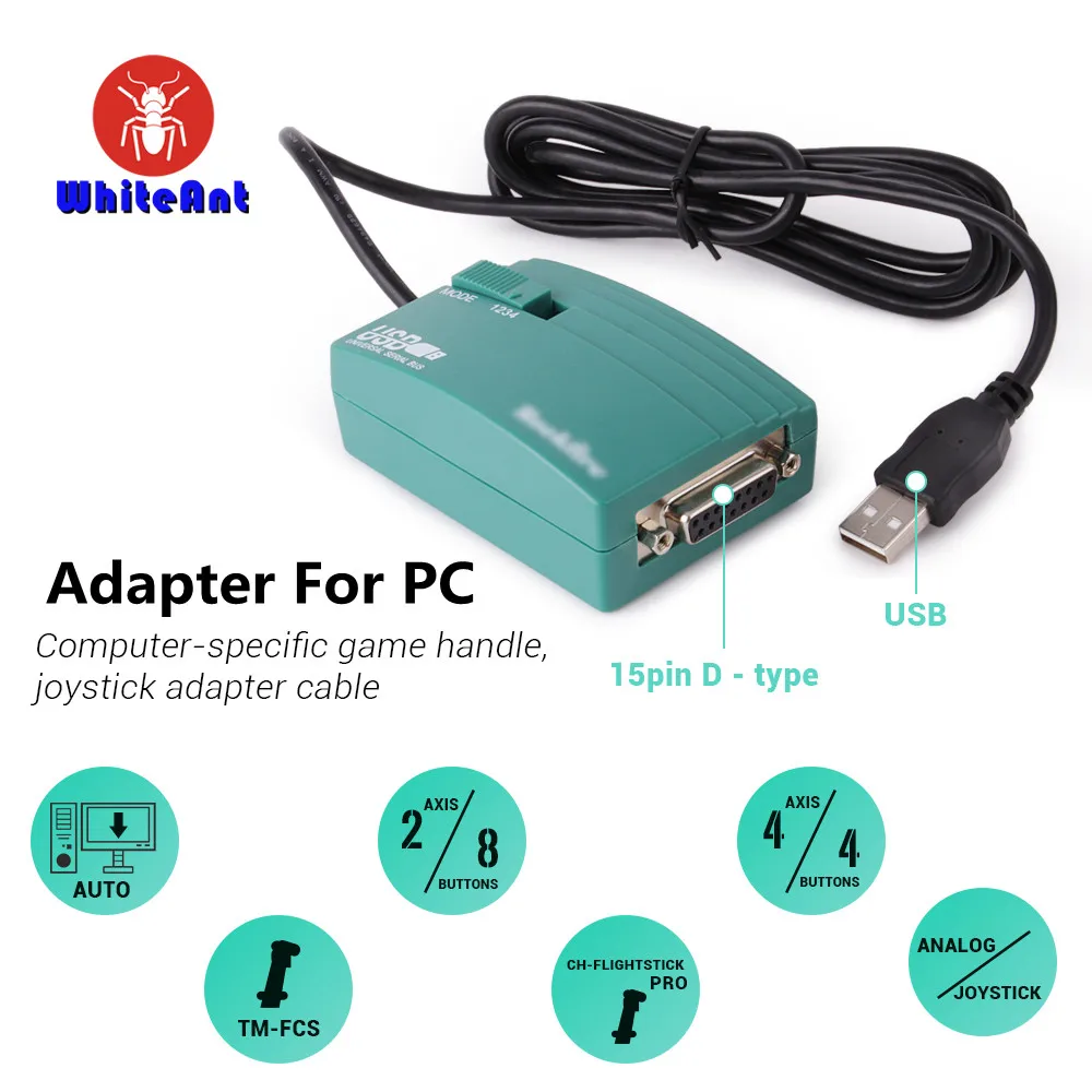 

15 Pin Gameport To USB Adapter Female MIDI Joystick Game Port Adapter Nest Converter RM-203 GAMEPORT 98/ME/2000/XP *FD047