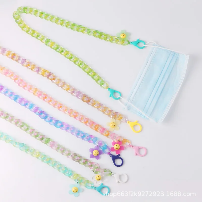 Функция &quotантипотеря уход за кожей лица Крышка маска цепи улыбающимся цветок