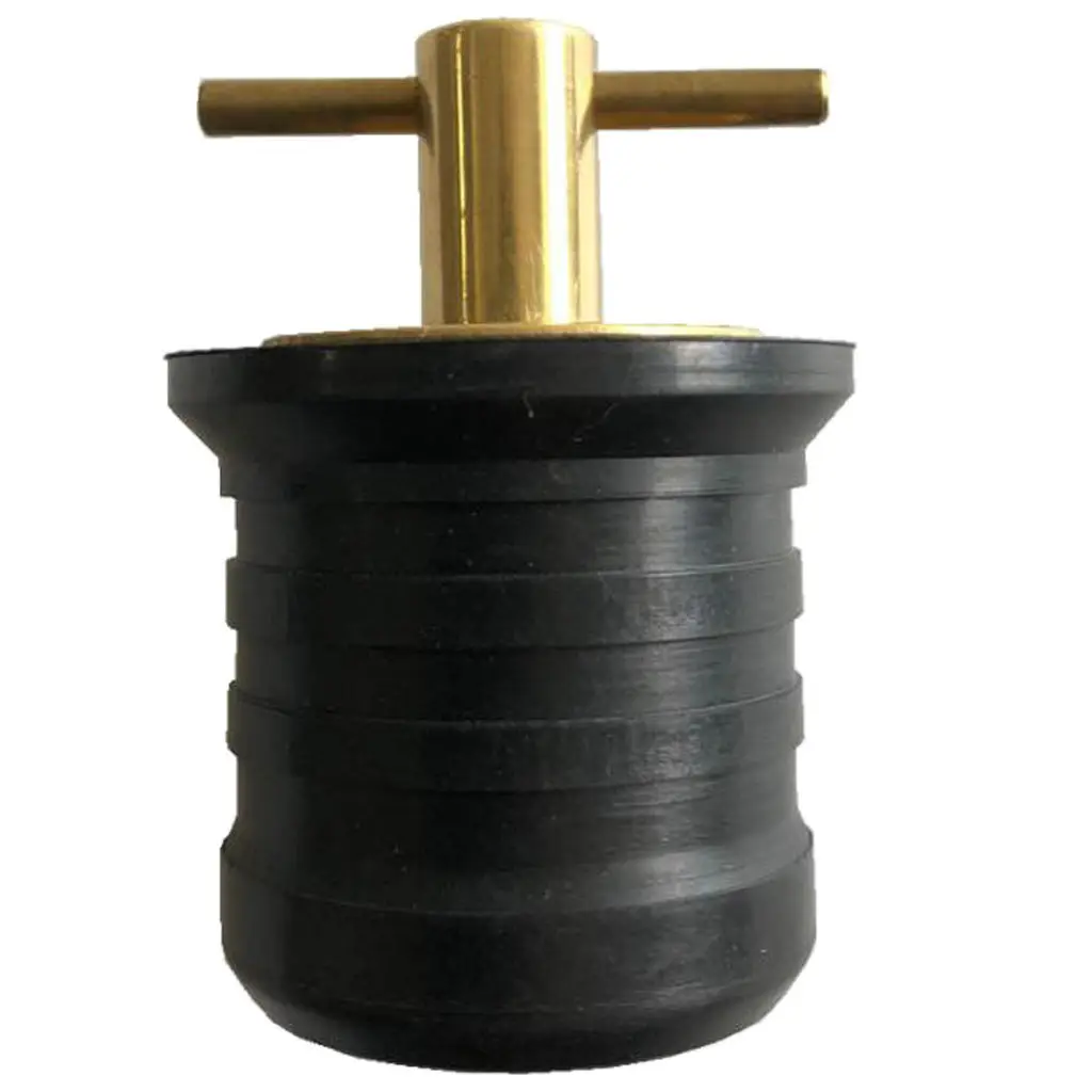 

Marine 1-1/4inch Brass Snap Plug, Snap-Tite Boat Bailer Plug Bailer and Baitwell Drains