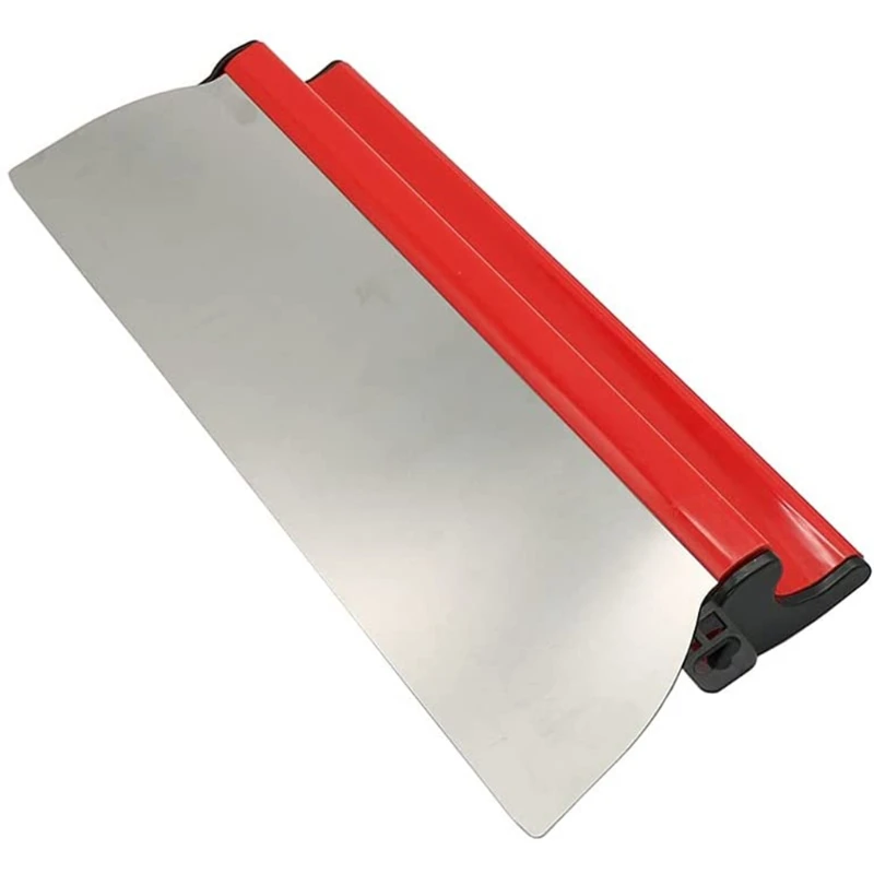 Red Drywall Skimming Blade Plastering Painting Drywall Smoothing Spatula Flexible Blade Painting Finishing Trowel Tools