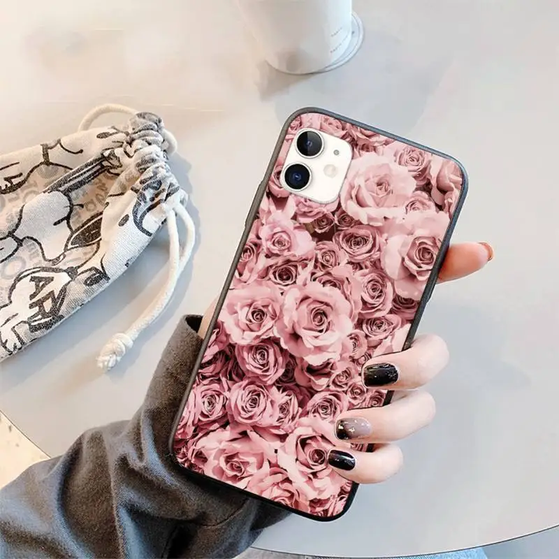 

Retro cartoon artistic flower Phone Case for iPhone 11 12 pro XS MAX 8 7 6 6S Plus X 5S SE 2020 XR mini