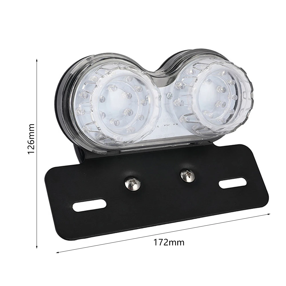 

Motorcycle LED Taillight Custom Motorbike Accessories Rear Stop Brake Lamp License Plate Light Turn Signal Indicators