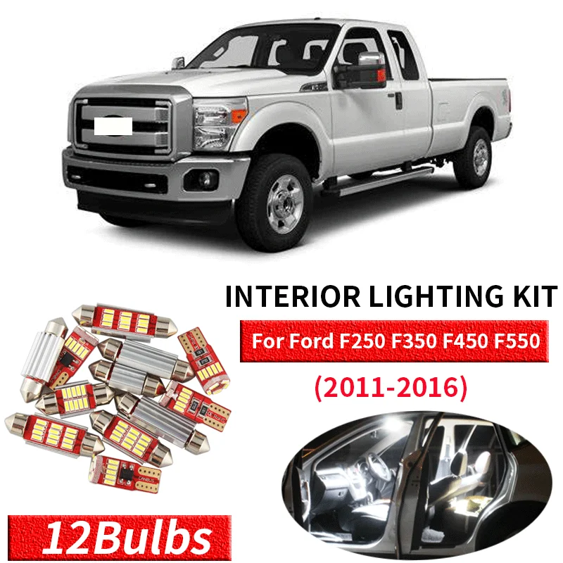 12 шт. встроенная деталь автомобиля для 2011 2012 2013 2014 2015 2016 Ford F250 F350 F450 F550