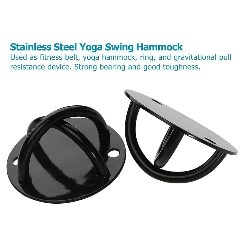 2 шт. потолочный Настенный якорь для подвесной ремень силовых тренировок