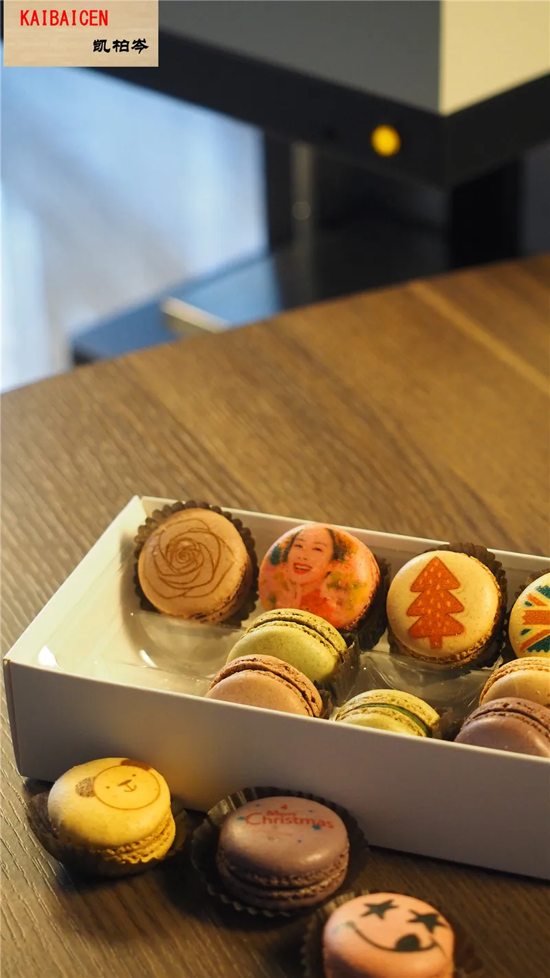 2020 производство 4 чашки струйный принтер для кофе печать Макарон на 9 тортах