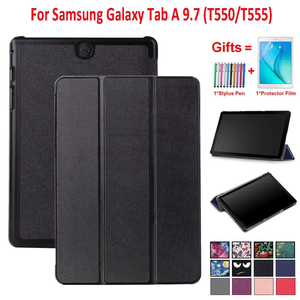 Чехол для Galaxy Tab A 9 7 Магнитный чехол Samsung ''Tablet SM T550/T555/P550/P555 с подарками|Чехлы