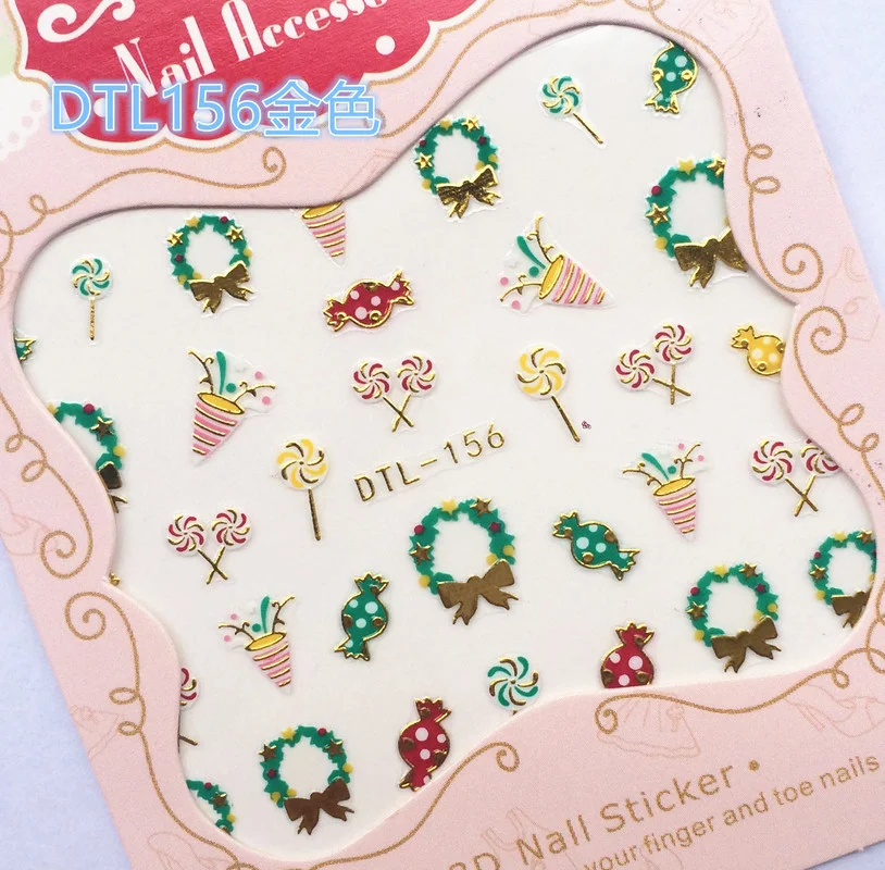 Модные 3D наклейки для ногтей 1 шт. переводная картинка с золотыми перьями