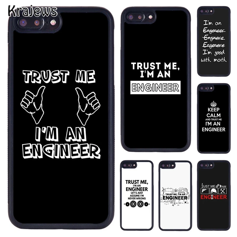 Krajedies доверьтесь мне я инженер для iPhone 5 6 S 7 8 plus 11 Pro X XR XS Max samsung Galaxy S6 S7 S8 S9 S10