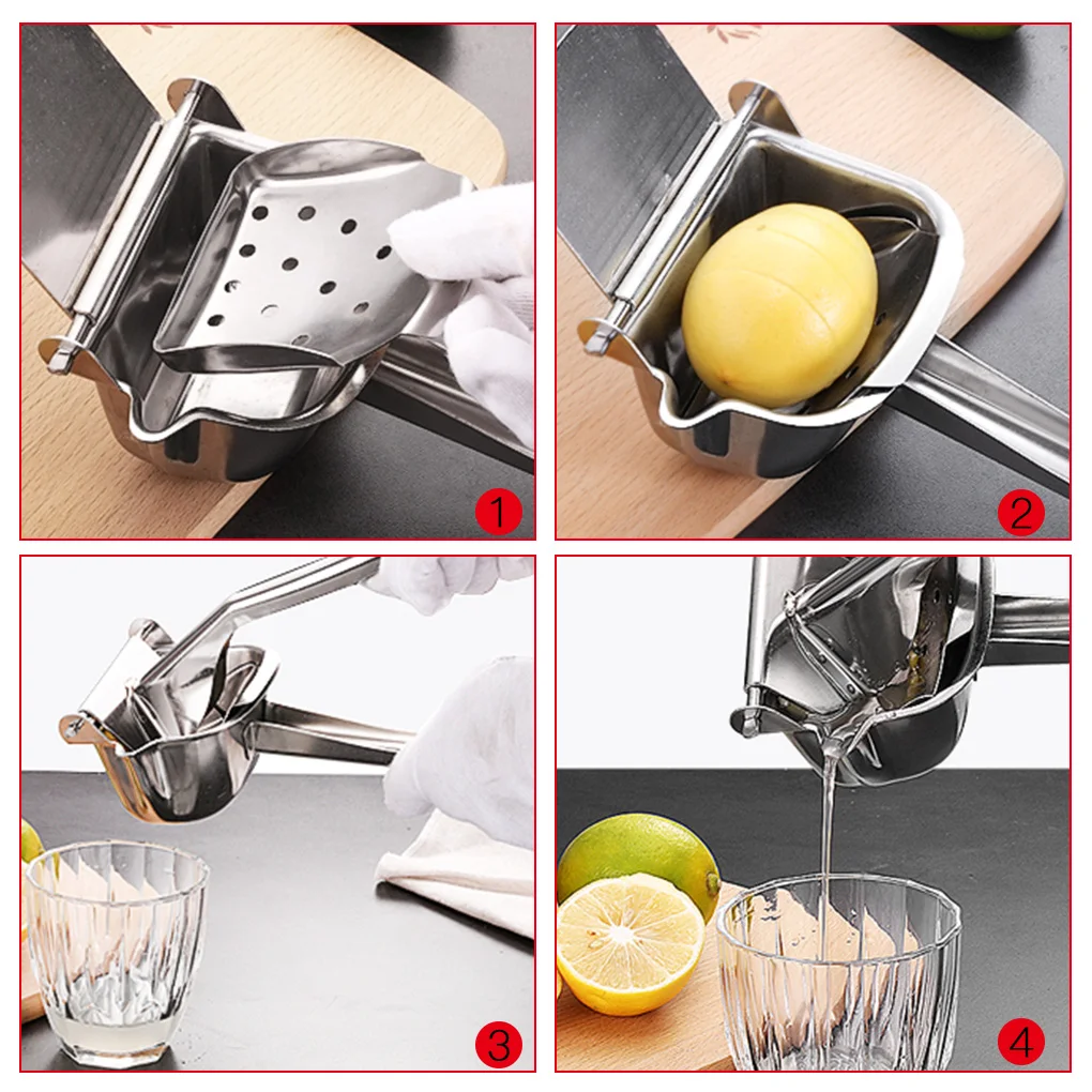 Ручная Соковыжималка для фруктового пресса домашняя кухня из нержавеющей стали