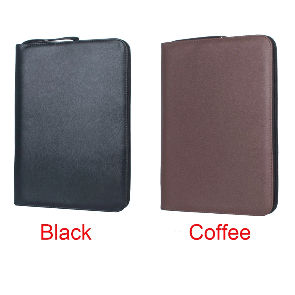 

School Simple Storage Case Solid Fountain Sleeve Pouch Gift Portable PU Leather Fashion Pen Bag Protective Holder For 48 Pens