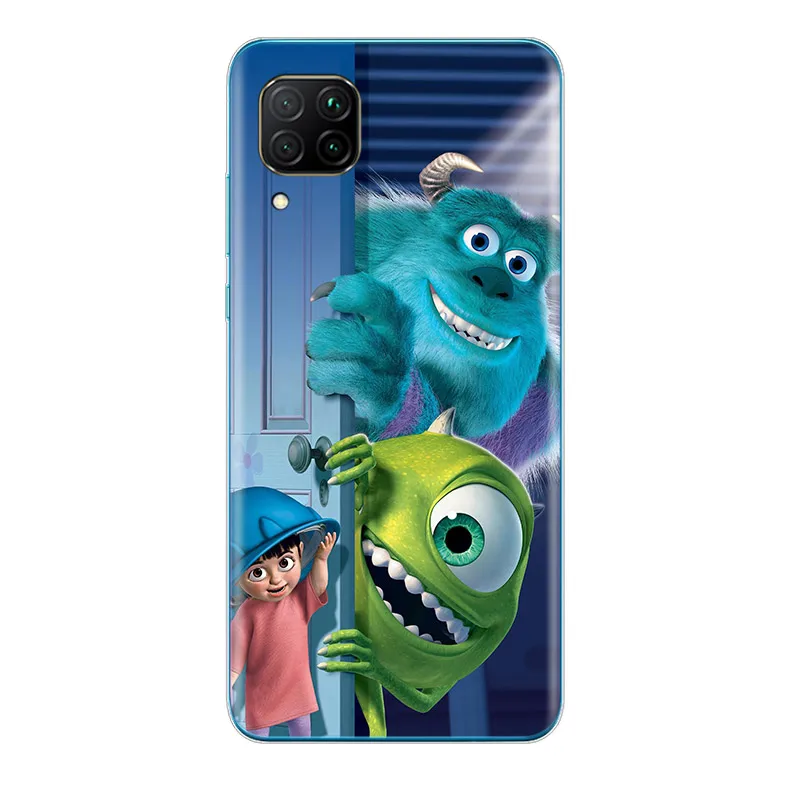 Силиконовый прозрачный Чехол Университет Монстров для Huawei P50 P40 P30 P20 Pro P10 P9 P8 Lite E