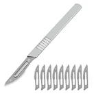 11pcs Knife Utility Blade Engraving Craft Knife Blade For Mobile Phone Laptop PCB Repair DIY Art Cutting Hand Tools