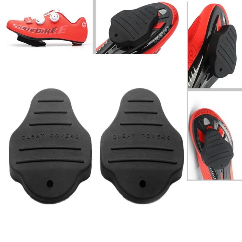 

One Pair Quick Release Rubber Cleat Cover Bike Pedal Cleats Covers For Shimano SPD-SL Cleats Bicycle Accessories