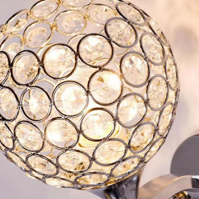 Хрустальные настенные светильники современное освещение с основанием из