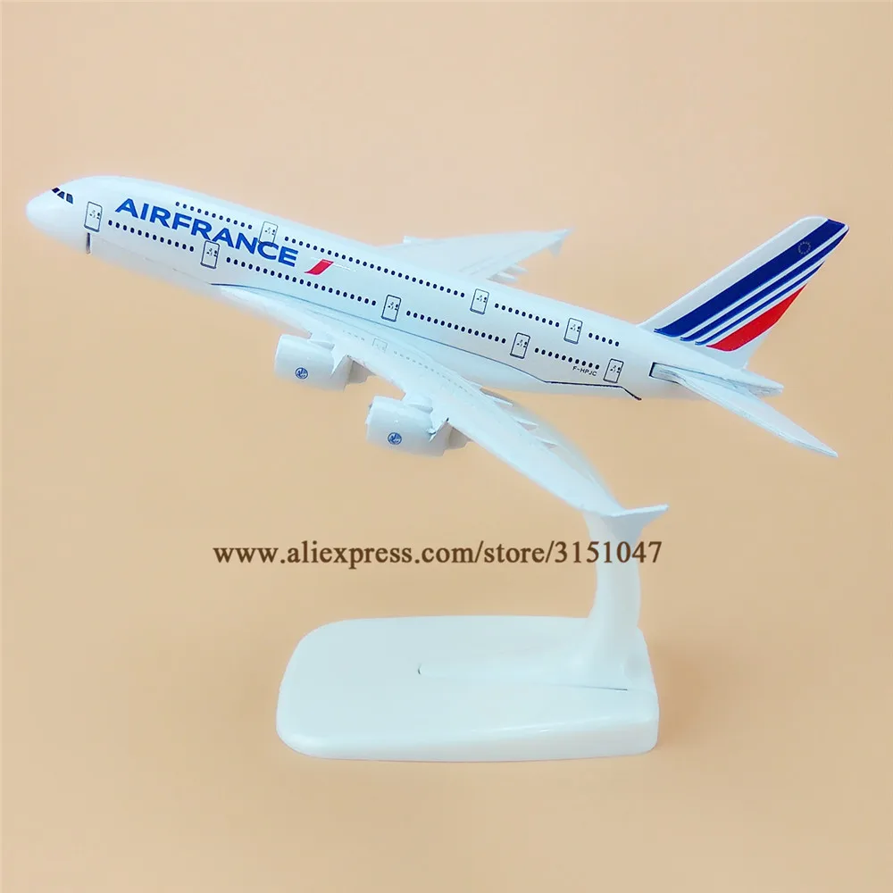 

16cm Air FRANCE AIRFRANCE A380 Airbus 380 Airways Airlines Metal Alloy Airplane Model Plane Diecast Aircraft