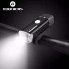 ROCKBROS велосипедный передний светильник, USB Перезаряжаемый водонепроницаемый велосипедный головной светильник светодиодный велосипедный фонарь для езды на велосипеде велосипедный фонарь Аксессуары для велосипеда светильник Аксессуары для велосипеда