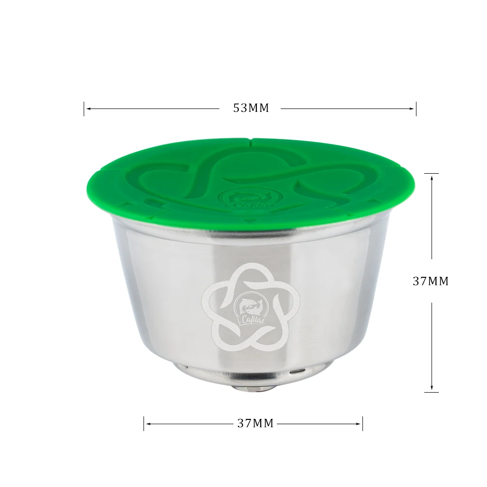 Upgraded Refillable Coffee Capsule For Dolce Gusto Reusable Stainless Steel Filter Cup Nescafe Cofee Machine Crema Maker | Дом и сад