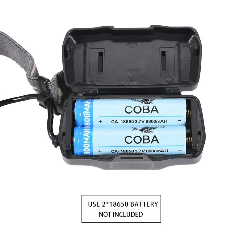 COBA светодиодный налобный фонарь 4 режима 3 лм водонепроницаемый usb перезаряжаемый
