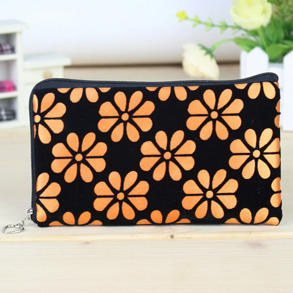 Для женщин Печать монет кошелек клатч на молнии в виде нуля сумочки для телефона