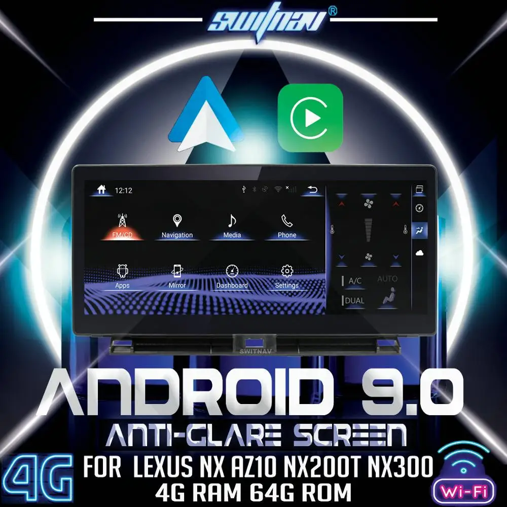 Android 9 0 автомобильный DVD-плеер для Lexus NX AZ10 NX200t NX300 NX300h NX200 автомобильная