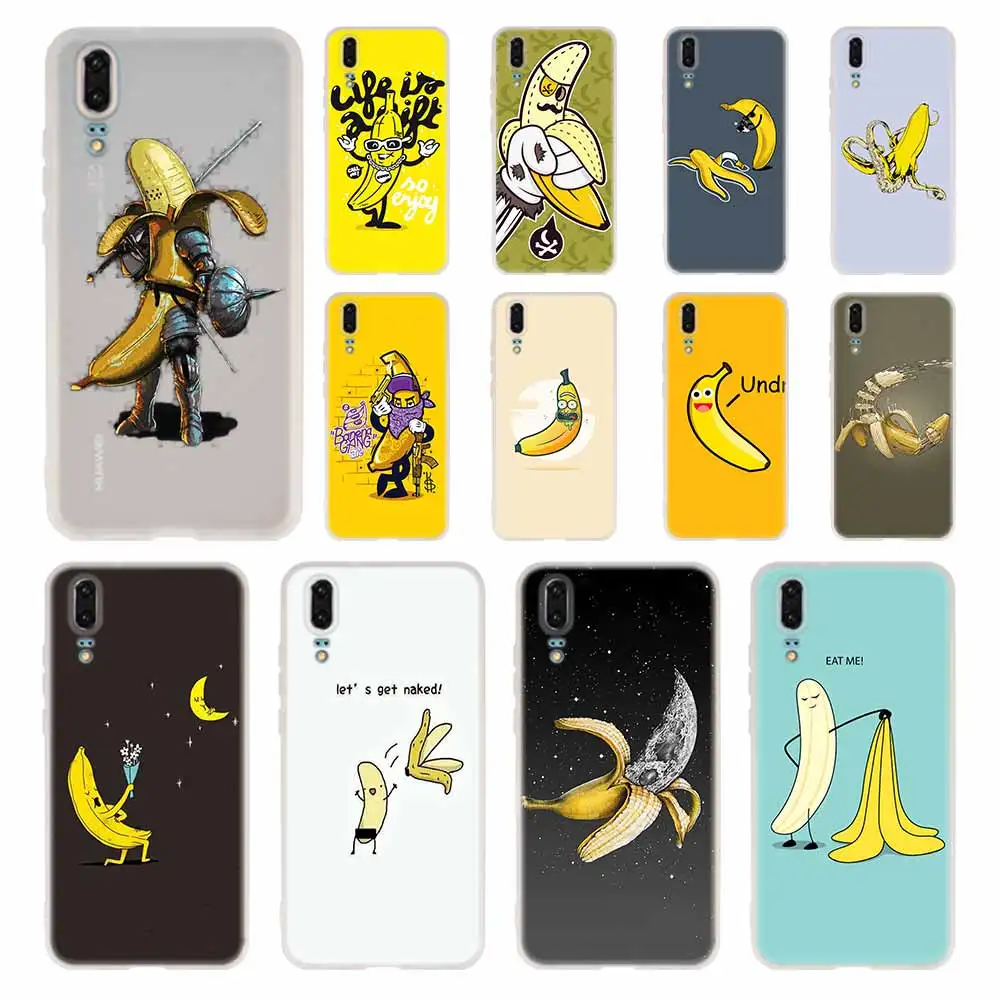 Силиконовый мягкий чехол из ТПУ для Huawei P30 P40 P20 Pro P10 P9 Lite P Smart Z 2020 мультяшный