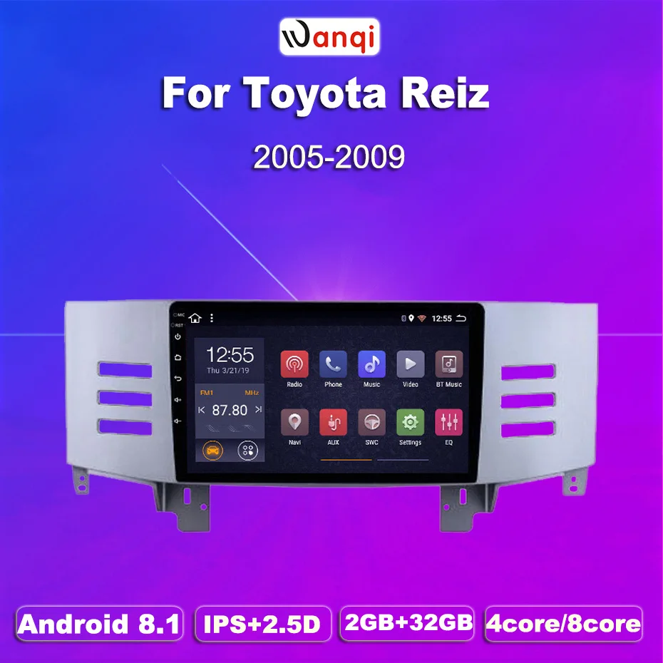 2G ram 32G rom android 8 1 Автомобильная Мультимедийная система стерео навигация gps плеер