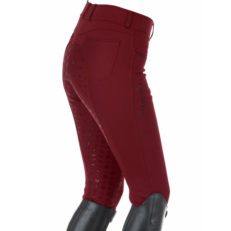 Женские штаны для верховой езды Кожаные Брюки с карманами и молнией
