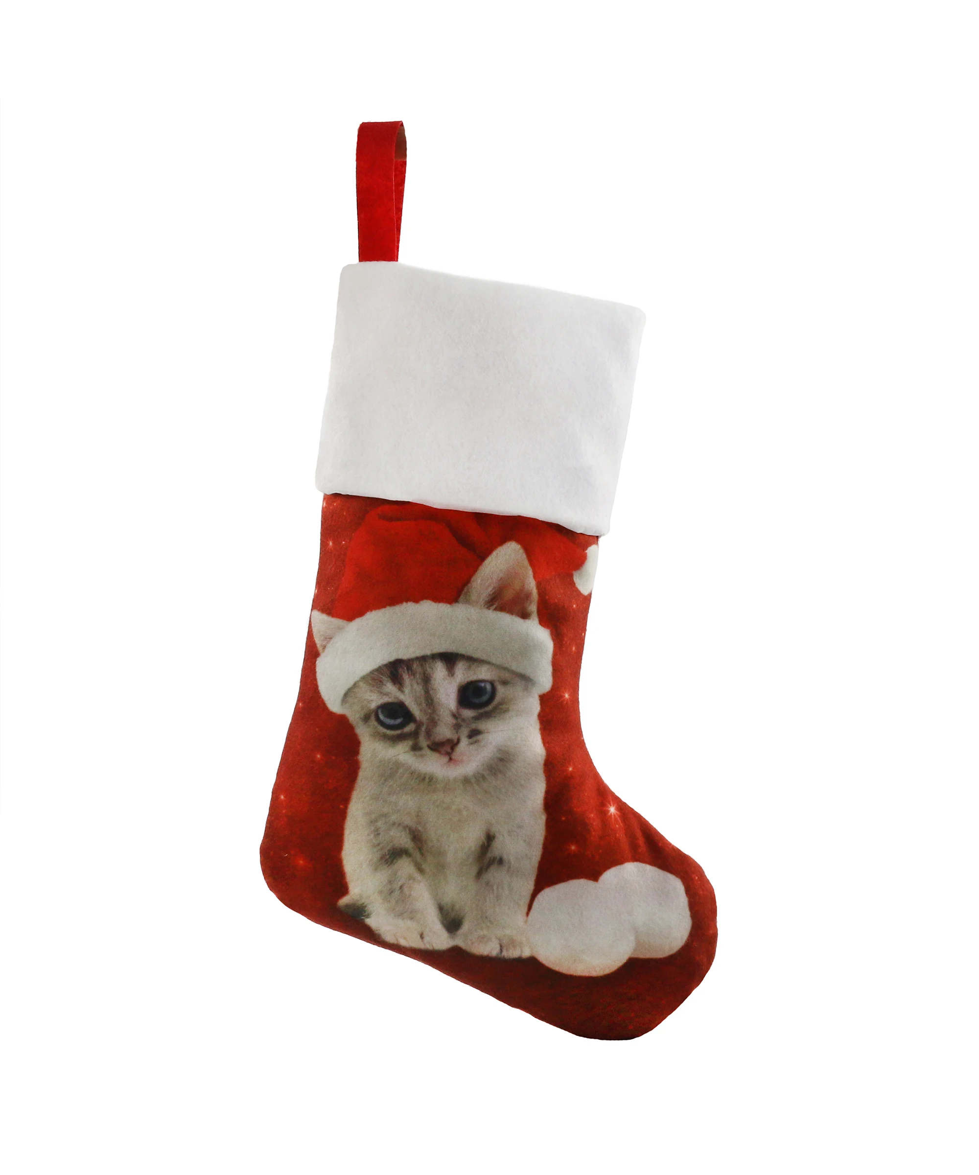 Прямая поставка рождественские Гольфы с объемным рисунком для детей милые кота