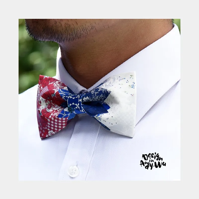 

Adults Necktie With Gift Box Packing Original Design Printed High Quality Fabric Branded Bow Tie For Groom Casual Party Bow Ties