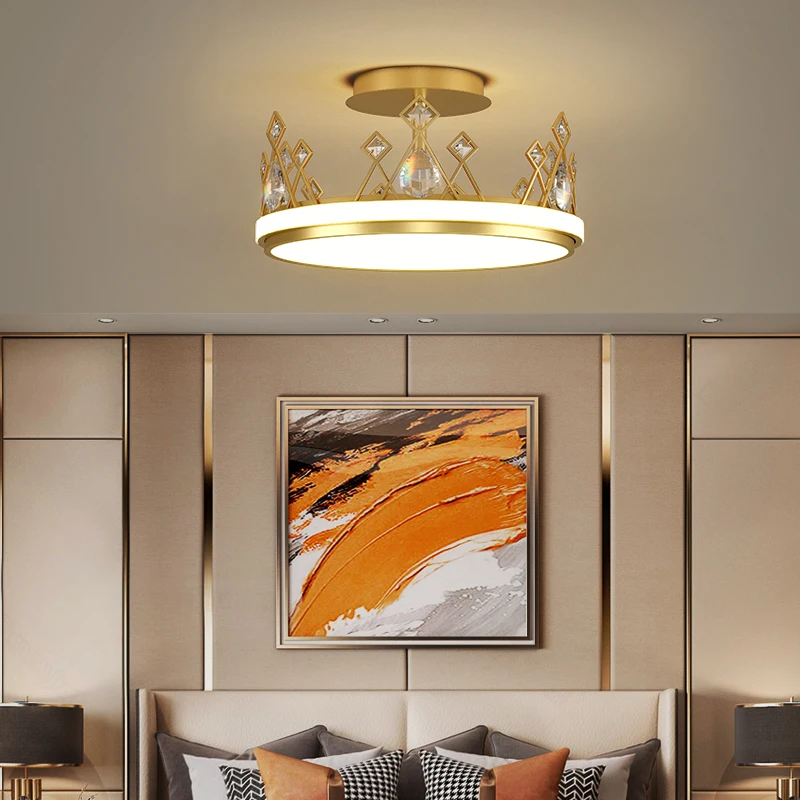 

LED Fixture Loft Home Decoration Crystal Chandelier Bedroom Living Dining Room Kitchen Ceiling Lamp Luminaire Modern Lighting