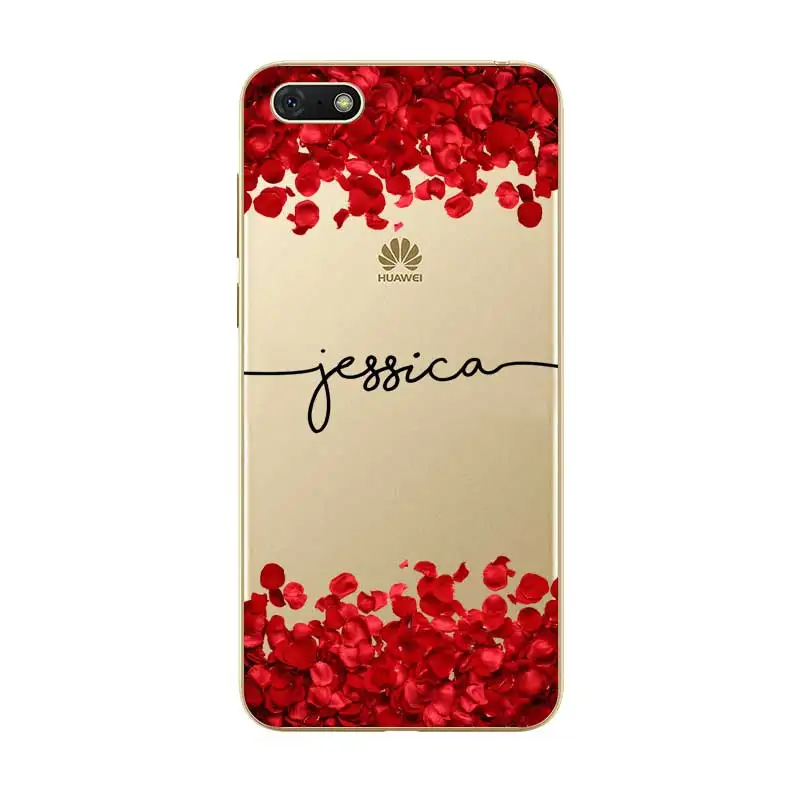 Luxurious Hot Custom Name DIY Case Cover For Huawei P8 P9 P10 P20 P30 Lite Pro P Smart Plus 2017 2019 Coque Capa |