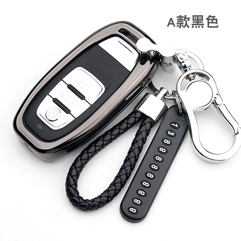 

Car key cover case bag Fit for AUDI A4 A5 A6 B6 B7 B8 A7 A8 Q5 Q7 R8 TT S5 S6 S7 S8 A8L SQ5 car covers car Auto parts