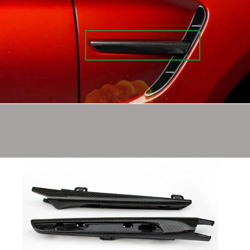 1 пара M3 M4 углеродное волокно боковое крыло Накладка для BMW F80 F82 Coupe F83 кабриолет 2012