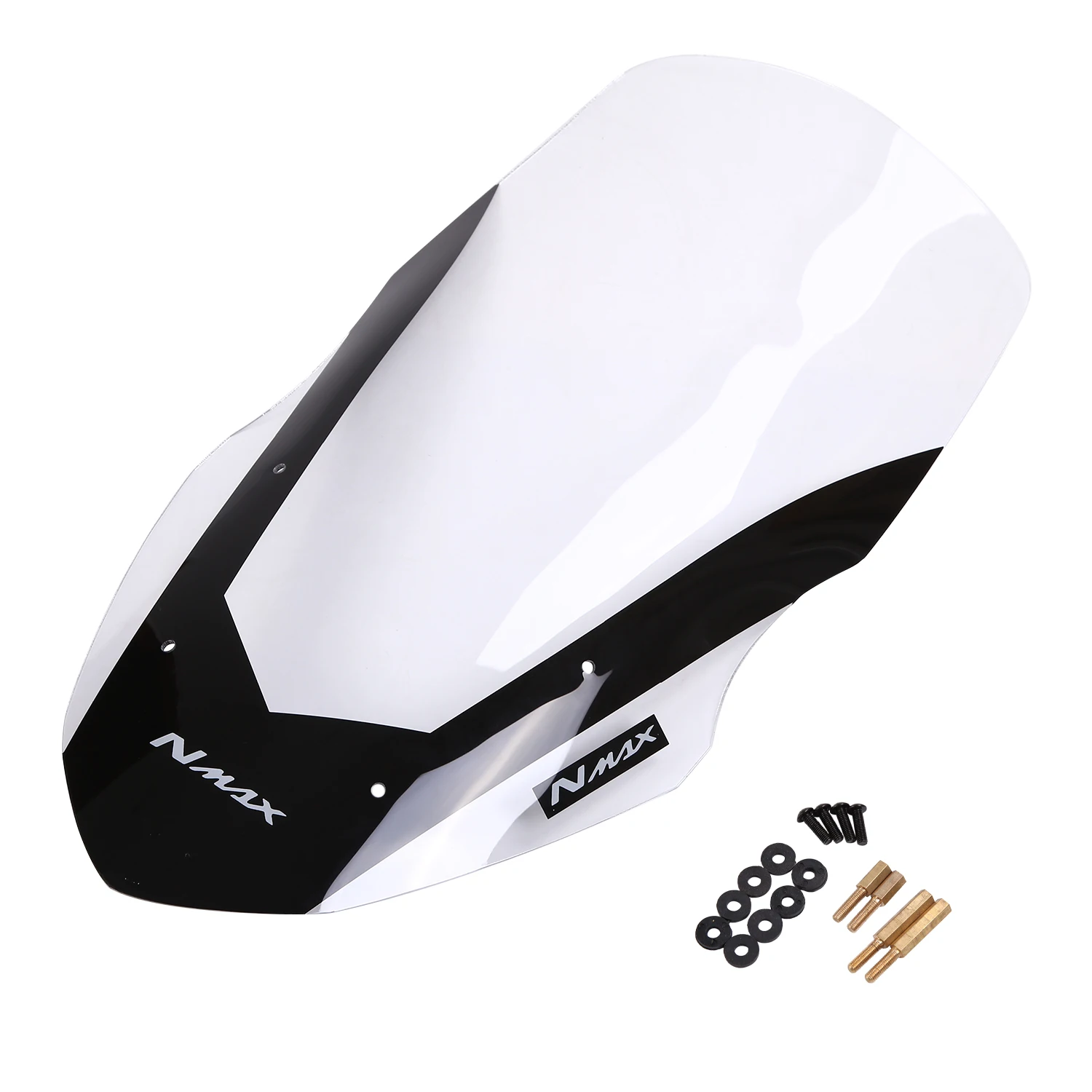Motorcycle Windsn Windshield Deflector Transparent for Yamaha NMAX155 N-MAX 125 NMAX 155 2016-2018 |