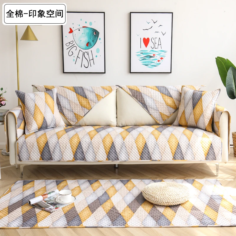 Подушка для дивана Одноместный Трехместный четыре сезона хлопок нескользящий